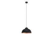 Lamper - EGLO TRURO 2 pendel, sort/nød - 49247