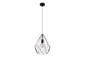 Lamper - EGLO CARLTON pendel, sort - 49257