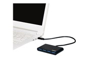 USB hub - PORT Designs PORT Connect USB HUB 4 PORTS TYPE C USB hub - 4 ports - Sort - 900123