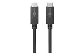 USB kabel - Pro USB-C <-> USB-C - PD 100W - 1m - Sort - USB Cable - 4040849492549
