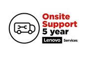 Service & support - Lenovo Onsite Upgrade - extended service agreement - 5 years - on-site - 5WS0V07828