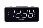 DAB, netværks- og clockradio - Lenco CR-18 - clock radio - FM - Hvid - CR-18 White