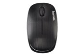Mus - Hama MW-110 - mouse - 2.4 GHz - black - Mus - Optisk - 3 knapper - Sort - 00182618