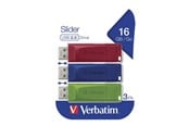 USB Stick - Verbatim Slider - 16GB - USB Stick - 49326