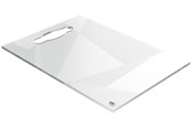 Konference & Præsentation - Nobo transparent akryl mini bærbar whiteboard skrivebordsblok, A4 - 1915613