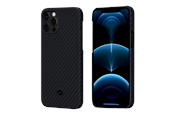 Mobil - Covers & Cases - PITAKA Apple iPhone 12 Pro MagEZ Case - Black/Grey Twill - KI1201P