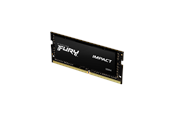 RAM - Kingston FURY Impact DDR4-3200 - 32GB - CL20 - Single Channel (1 pcs) - Intel XMP - Sort - KF432S20IB/32