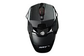 Mus - Mad Catz R.A.T. 1+ optisk spilmus - Gaming Mus - Optisk - 4 knapper - Sort - MR01MCINBL000-0