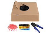 Netværkskabel - Pro CAT 6 Outdoor network cable set U/UTP black 305 - Sort - 305m - 4040849554414