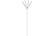 Netværkskabel - Pro CAT 6 network cable U/UTP white 100 m - CCA cop - Hvid - 100m - 4040849949647