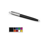 Skrive- og Tegneværktøjer - Parker Jotter Originals-kuglepen, klassisk sort lakering, medium spids, blå blæk, boblepakke - 2096873