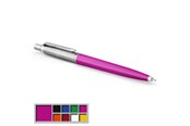 Skrive- og Tegneværktøjer - Parker Jotter Originals-kuglepen, magenta lakering, medium spids, blå blæk, boblepakke - 2075996