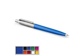 Skrive- og Tegneværktøjer - Parker Jotter Originals-kuglepen, blå lakering, medium spids, blå blæk, boblepakke - 2076052