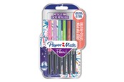 Skrive- og Tegneværktøjer - Paper Mate Flair Felt Tip Pens | Medium spids (0,7 mm) | Metalliske farver | 6 styk - 2137361