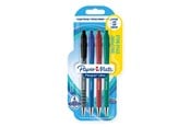 Skrive- og Tegneværktøjer - Paper Mate Flexgrip Ultra Retractable Ballpoint Pens | Medium spids (1,0 mm) | Forskellige farver | Pakke med 3+1 styk - 2027735