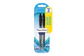 Skrive- og Tegneværktøjer - Paper Mate Flexgrip Ultra Retractable Ballpoint Pens | Medium spids (1,0 mm) | Sort | Pakke med 2 styk - 2027739