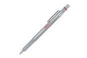Skrive- og Tegneværktøjer - Rotring rOtring 600 kuglepen | Mellempunkt | Sort blæk | Sølv metal tønde med skridsikker knurled greb | Genopfyldning - 2032578