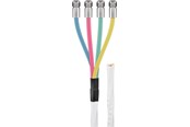Antennekabel/stik - Pro 80 dB Quattro coax- antenna cable set 2x shielded - 4040849673306