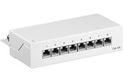Netværkskabel - Pro CAT 6a Mini/Desktop Patch - 8 Port - Hvid - 4040849620676
