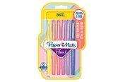 Skrive- og Tegneværktøjer - Paper Mate Flair Felt Tip Pens | Medium spids (0,7 mm) | Pastelfarver | 6 styk - 2137276