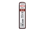 Skrive- og Tegneværktøjer - Rotring rOtring blyantstifter | 0.5 mm | 2B hårdhed | 12 stifter - S0312630