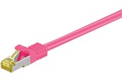 Netværkskabel - Pro RJ45 patch cord CAT 6A S/FTP (PiMF) 500 MHz with CAT 7 raw cable - Pink - 20m - 4040849916595