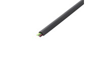 Netværkskabel - Pro Telephone flat cables 4-core 100 m reel AWG 30. - Sort - 100m - 4040849502538