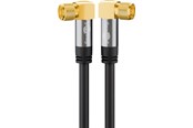 Antennekabel/stik - Pro SAT antenna cable (135 dB) 4x shielded 10m - 4040849705892