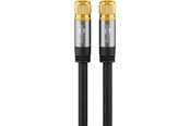 Antennekabel/stik - Pro SAT antenna cable (135 dB) 4x shielded 10 m bla - 4040849706783