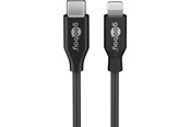 USB kabel - Pro USB-C <-> Lightning - 2m - Sort - 39447