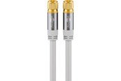 Antennekabel/stik - Pro SAT antenna cable (135 dB) 4x shielded 10m - 4040849706530
