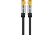 Antennekabel/stik - Pro SAT antenna cable (135 dB) 4x shielded 5m - 4040849706721