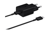 Mobil - Adaptere & Opladere - Samsung 15W USB-C Power Adapter (Incl. cable) - Black - EP-T1510XBEGEU