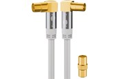 Antennekabel/stik - Pro TV antenna cable (135 dB) 4x shielded 5 m - 4040849704222