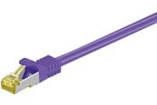 Netværkskabel - Pro LAN CAT 6A S/FTP - Lilla - 0.5m - 4040849915826