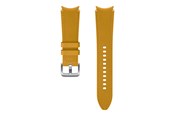 Mobil - Andet Tilbehør - Samsung Watch Strap Hybrid Leather Band 20mm M/L - Mustard - ET-SHR89LYEGEU