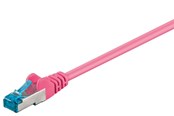 Netværkskabel - Pro LAN CAT 6A S/FTP - Pink - 10m - 4040849937033