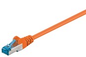 Netværkskabel - Pro LAN CAT 6A S/FTP - Orange - 10m - 4040849937040