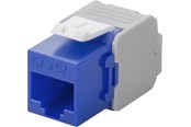Netværkstilbehør - Pro Keystone module RJ45 CAT 6A UTP blue - 4040849906886