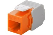 Netværkstilbehør - Pro Keystone module RJ45 CAT 6A UTP orange - 4040849906909