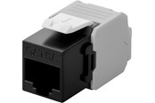Netværkstilbehør - Pro Keystone module RJ45 CAT 6A UTP black - 4040849906923
