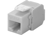 Netværkstilbehør - Pro Keystone module RJ45 CAT 6A UTP light gray - 4040849906930