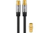 Antennekabel/stik - Pro TV antenna cable (135 dB) 4x shielded 2m - 4040849703676