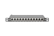 Netværkstilbehør - DIGITUS 12-Port CAT 6A Slim Patch Panel - DN-91612S-SL-EA