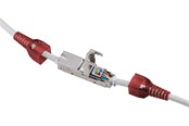 Netværkskabel - Pro Toolless cable connector CAT 6 STP shielded - Rød - 4040849795770