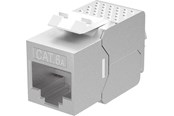 Netværkskabel - Pro Keystone module RJ45 CAT 6A STP slim-line - Sølv - 0cm - 4040849794483