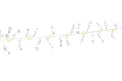 Lamper - Goobay Silver Wire String Light ''Snowflakes'' with 10 LEDs - 4040849579486