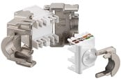 Netværkskabel - Pro Keystone module RJ45 CAT 6A STP - Sølv - 4040849959004