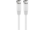 Antennekabel/stik - Pro SAT antenna cable (80 dB) 2x shielded 2.5m - 4040849507380