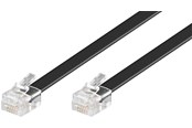 Netværkskabel - Pro Modular telephone cable - Sort - 3m - 4040849503214